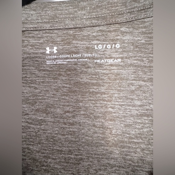 Under Armour Women's Heather V-Neck Tee size large - Picture 3 of 3